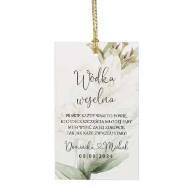 Zawieszki do zaproszeń z kalką i nitem w75