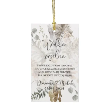 Zawieszki do zaproszeń z kalką i nitem w76