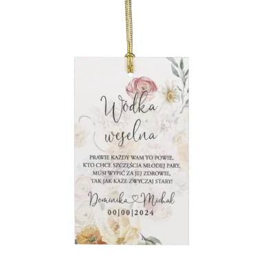 Zawieszki do zaproszeń z kalką i nitem w78