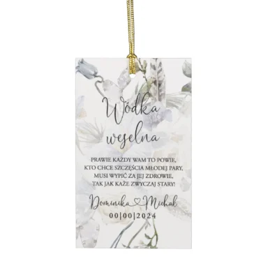 Zawieszki do zaproszeń z kalką i nitem w79