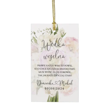 Zawieszki do zaproszeń z kalką i nitem w80