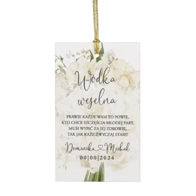 Zawieszki do zaproszeń z kalką i nitem w81