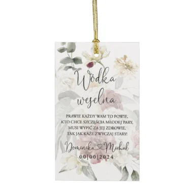 Zawieszki do zaproszeń z kalką i nitem w83