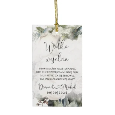 Zawieszki do zaproszeń z kalką i nitem w9