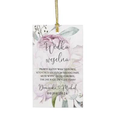 Zawieszki do zaproszeń z kalką i nitem w90
