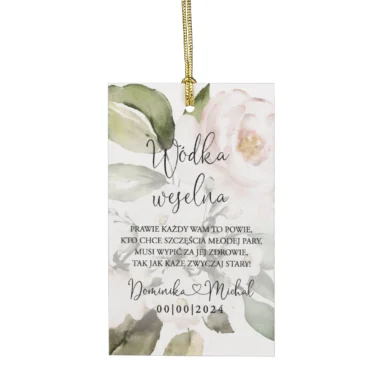 Zawieszki do zaproszeń z kalką i nitem w96