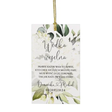 Zawieszki do zaproszeń z kalką i nitem w97