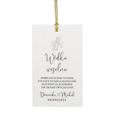 Zawieszki do zaproszeń z kalką i nitem w99