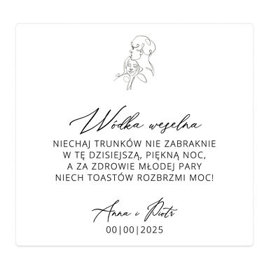 Naklejki na alkohol Misty w102
