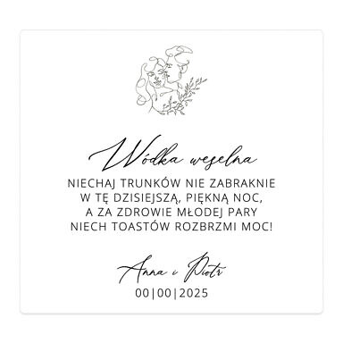 Naklejki na alkohol Misty w103
