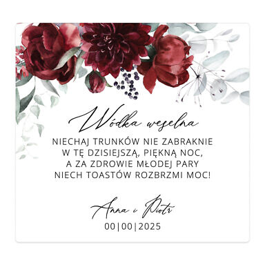 Naklejki na alkohol Misty w61