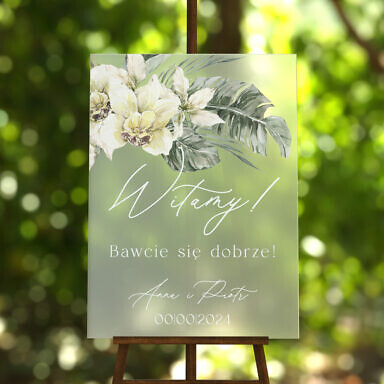 Tablica powitalna szroniona Misty w21, rozmiar do wyboru