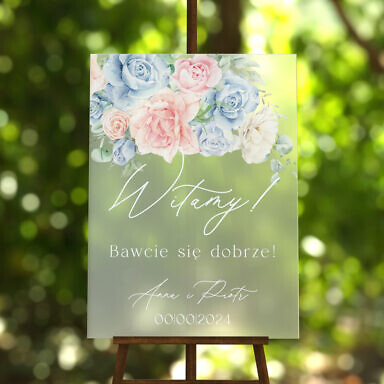 Tablica powitalna szroniona Misty w39, rozmiar do wyboru