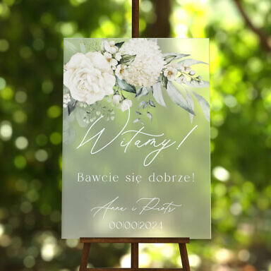 Tablica powitalna szroniona Misty w73, rozmiar do wyboru