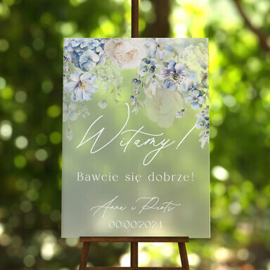 Tablica powitalna szroniona Misty w82, rozmiar do wyboru