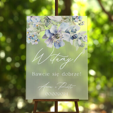 Tablica powitalna szroniona Misty w83, rozmiar do wyboru