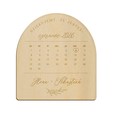 Magnes łuk z grawerem wzór 31