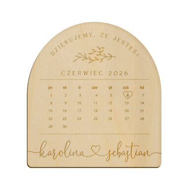 Magnes łuk z grawerem wzór 33