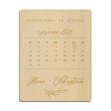 Magnes prostokąt z grawerem wzór 31