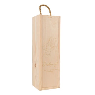 Skrzynka na alkohol pojedyncza zasuwana w18