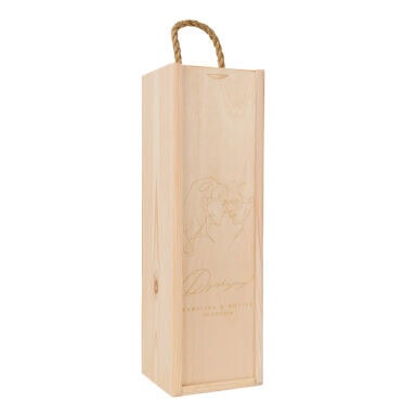 Skrzynka na alkohol pojedyncza zasuwana w19