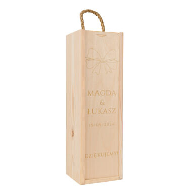 Skrzynka na alkohol pojedyncza zasuwana w23