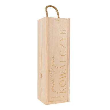 Skrzynka na alkohol pojedyncza zasuwana w27