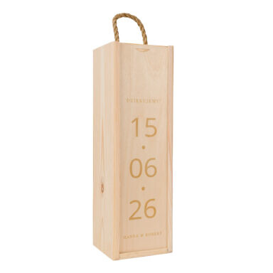 Skrzynka na alkohol pojedyncza zasuwana w28