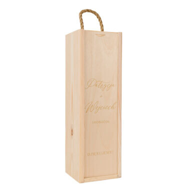 Skrzynka na alkohol pojedyncza zasuwana w29