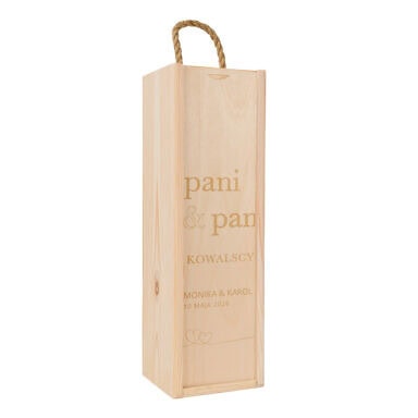 Skrzynka na alkohol pojedyncza zasuwana w3