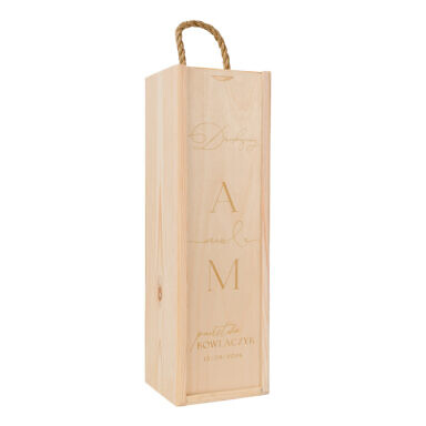 Skrzynka na alkohol pojedyncza zasuwana w33