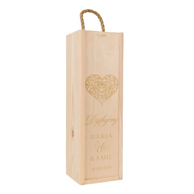 Skrzynka na alkohol pojedyncza zasuwana w34