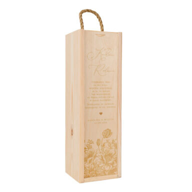 Skrzynka na alkohol pojedyncza zasuwana w35