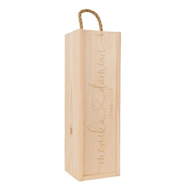 Skrzynka na alkohol pojedyncza zasuwana w4