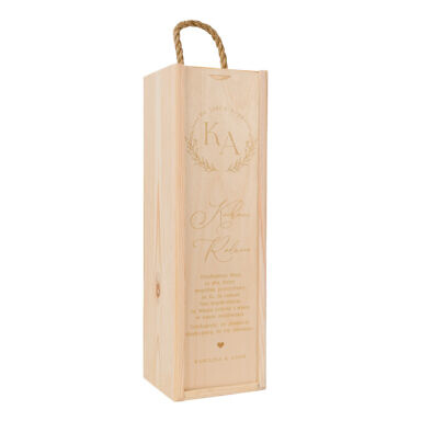 Skrzynka na alkohol pojedyncza zasuwana w40