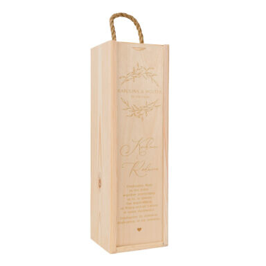 Skrzynka na alkohol pojedyncza zasuwana w42