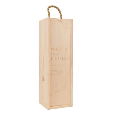 Skrzynka na alkohol pojedyncza zasuwana w6