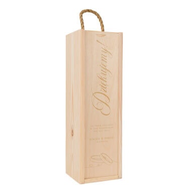 Skrzynka na alkohol pojedyncza zasuwana w7